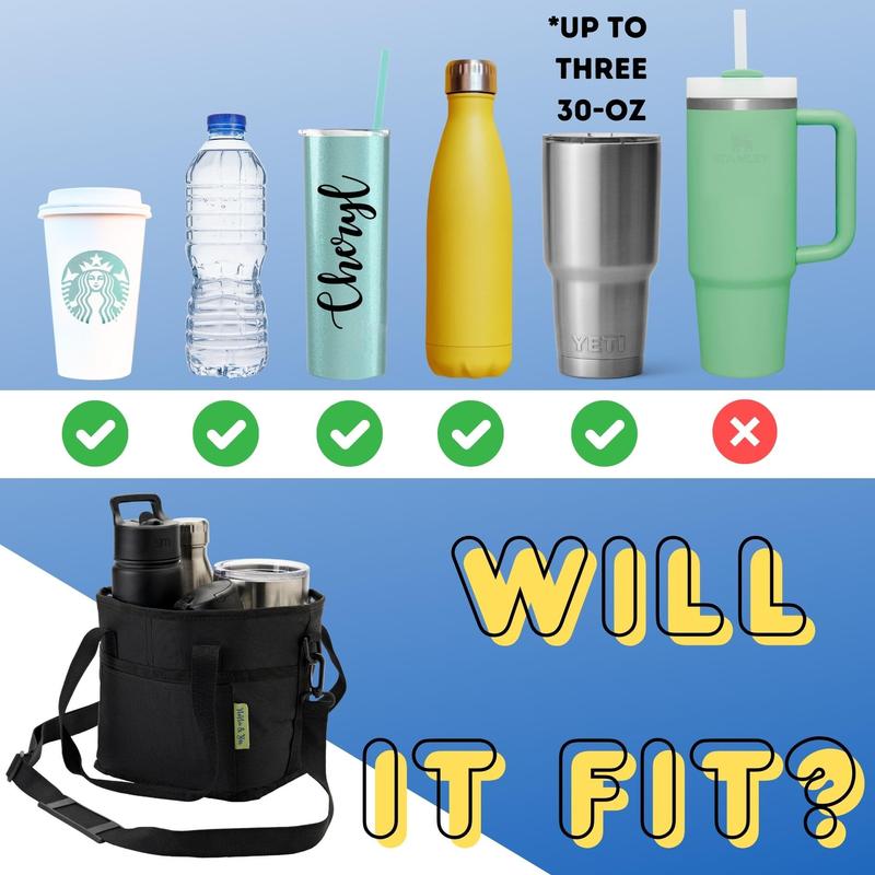 Family Size 4 Compartment Drink Bag